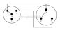 Preview: XLR-Buchse 3 pol Neutrik auf Mini XLR-Stecker 4 pol Neutrik ( 2x 0,22qmm )