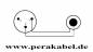 Preview: Mini XLR-Stecker ( Pin 2+1 belegt) auf Klinkenstecker 6,3mm mono