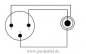 Preview: Mini XLR-Stecker RT3MC-B auf Klinkenstecker 6,3mm Stereo NYS 202 ( SC-Cicada SO-D14 ) Preview: Mini XLR-Stecker RT3MC-B auf Klinkenstecker 6,3mm Stereo NYS 202 ( SC-Cicada SO-D14 )