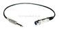 Preview: Patchkabel Klinkenstecker 6,3mm 2pol auf XLR-Buchse 3pol