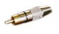 Preview: RCA-Kabel (Kabel: 10 x 5 ) 2xStecker/2xStecker vergoldete Kontakte"professional"
