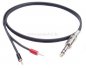 Preview: Messleitung-Klinkenstecker 6,3mm stereo auf 2 x Miniatur-Bananenstecker 2mm