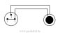 Preview: Subminiatur Stecker auf Miniklinkenstecker 3,5mm mono - Kabel SC-Cicada SO-D14 2x0,14qmm