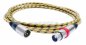 Preview: XLR-Stecker Neutrik NC3MX auf XLR-Buchse Neutrik NC3FXS (Kabel Vintage Tweed)