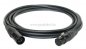 Preview: XLR-Stecker 5polig auf XLR-Buchse 5polig ( 4x 0,14qmm )