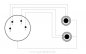 Preview: XLR-Buchse 4 polig auf 2x Klinkenstecker 6,3mm stereo