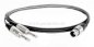 Preview: XLR-Buchse NC3FX auf 2 x Klinkenstecker 6,3mm mono NP2C (8x4/2x 0,22qmm)