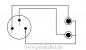 Preview: XLR-Buchse auf 2x Klinkenstecker 6,3mm( C121 )