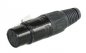 Preview: XLR-Stecker 5polig auf XLR-Buchse 5polig ( 4x 0,25qmm )