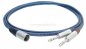 Preview: XLR-Stecker 4 polig auf 2x Klinkenstecker 6,3mm stereo