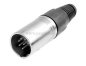 Preview: XLR-Stecker auf XLR-Stecker 7polig Schraubkappe Plastik (Kabel 7x0,25qmm) Preview: XLR-Stecker auf XLR-Stecker 7polig Schraubkappe Plastik (Kabel 7x0,25qmm)