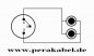 Preview: XLR-Stecker auf 2 x RCA-Buchsen DAP AV-48