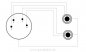 Preview: XLR-Stecker 4 polig auf 2x Klinkenstecker 6,3mm stereo