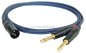 Preview: XLR-Stecker auf 2 x Klinkenstecker 6,3mm metall mono vergoldeter Tip DAP AV-48