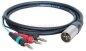 Preview: XLR-Stecker auf 3x Bananenstecker