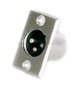 Preview: XLR Flanschstecker Einbau ( metall ) 3 polig