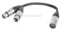 Preview: Y-Kabel (symmetrisch) XLR-Stecker auf 2 x XLR-Buchsen (DAP X-type)