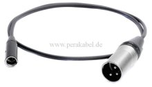 110 Ohm-Kabel - Mini XLR-Stecker auf XLR-Stecker ( Neutrik )