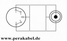 Preview: DIN-Stecker auf Klinkenstecker 6,3mm stereo (1+4an Tip;3+5an Ring;2an Masse)