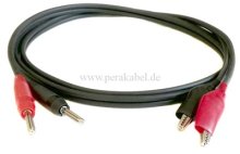 Messleitung-2x Bananenstecker 4mm auf 2x Krokodilklemme