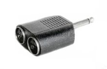 2 DIN-Buchsen auf Klinkenstecker 6,3mm mono