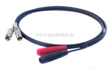 2 x Cinchstecker ( RCA ) auf 2 x Bananenbuchsen 4mm