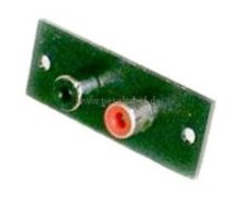 RCA-Einbaubuchsen  ( 2 x RCA-Buchse )