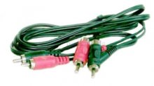 2 RCA-Stecker auf 2 RCA-Stecker / Buchsen (standard) 1,8m