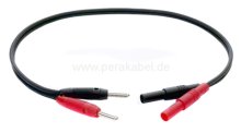 Messleitung-2x Bananenstecker 4mm Isoliert auf 2x Bananenstecker 4mm