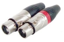 2 x Klinkenstecker 6,3mm 2pol DAP X-type auf 2 x XLR-Buchse 3pol DAP X-type