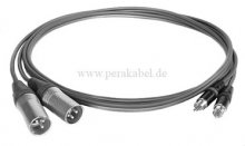 2 XLR-Stecker NC3MXX auf 2 RCA-Stecker NYS373 (Klotz IY205)