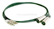 2 x RCA-Stecker metall auf 2 x XLR-Stecker
