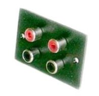 RCA-Einbaubuchsen  ( 4 x RCA-Buchse )