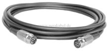 DIN-Kabel - Stecker 8 polig 270° Deltron  (Schirm an Pin 2)