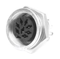 DIN-Buchse Einbau 8pol 270° Renkverschluß