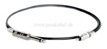 Klinkenstecker 6,3mm mono auf RCA-Stecker metall