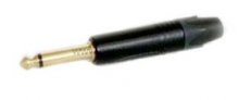 2 Klinkenstecker 6,3mm NP2X-B auf 2 RCA-Stecker NYS373 (8x4/2x 0,22qmm)