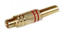 RCA-(Cinch)Kabel Verlängerung (Kabel: 8 x 4 DAP AV-48) 2xStecker auf 2xBuchse Vergoldet