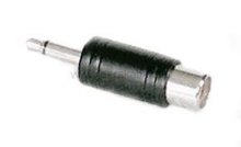 RCA(Cinch)-Buchse auf Miniklinkenstecker 3,5mm mono