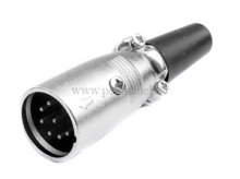 Preview: XLR-Stecker 7polig auf XLR-Buchse 7polig ( Mikrofonkabel )