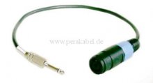 Klinkenstecker 6,3mm auf Lautsprecherbuchse (Lautsprecherkabel 2 x 1,5)