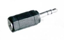 Miniklinkenbuchse 2,5mm stereo auf Miniklinkenstecker 3,5mm stereo