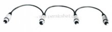 4fach XLR Adapter ( 4xBuchse ) S