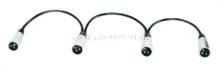 4fach XLR Adapter ( 4xStecker )