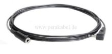 Miniklinkenstecker 3,5mm mono gewinkelt auf Miniklinkenbuchse 3,5mm mono