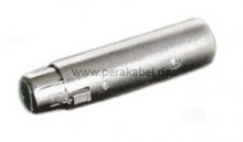 XLR-Buchse 3pol auf XLR-Stecker 3pol