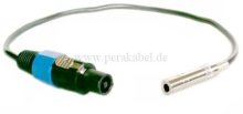 Lautsprecherstecker auf Klinkenbuchse 6,3mm (Lautsprecherkabel 2 x 1,5)