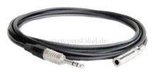 Klinkenstecker 6,3mm metall stereo auf Klinkenbuchse 6,3mm metall stereo (DAP MC-216)