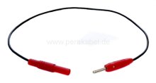 Bananenstecker 4mm auf Bananenstecker 4mm  Isoliert