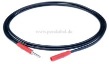 Messkabel-Verlängerung Miniatur-Bananenstecker 2mm auf Miniatur-Bananenbuchse 2mm (Feder vernickelt)